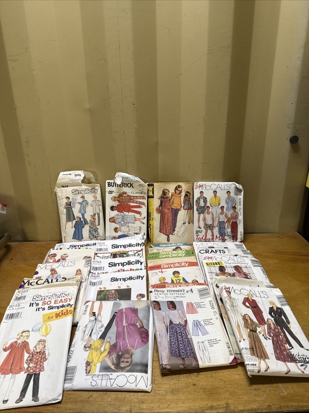Vintage Simplicity McCalls & Butterick Patterns Huge Lot